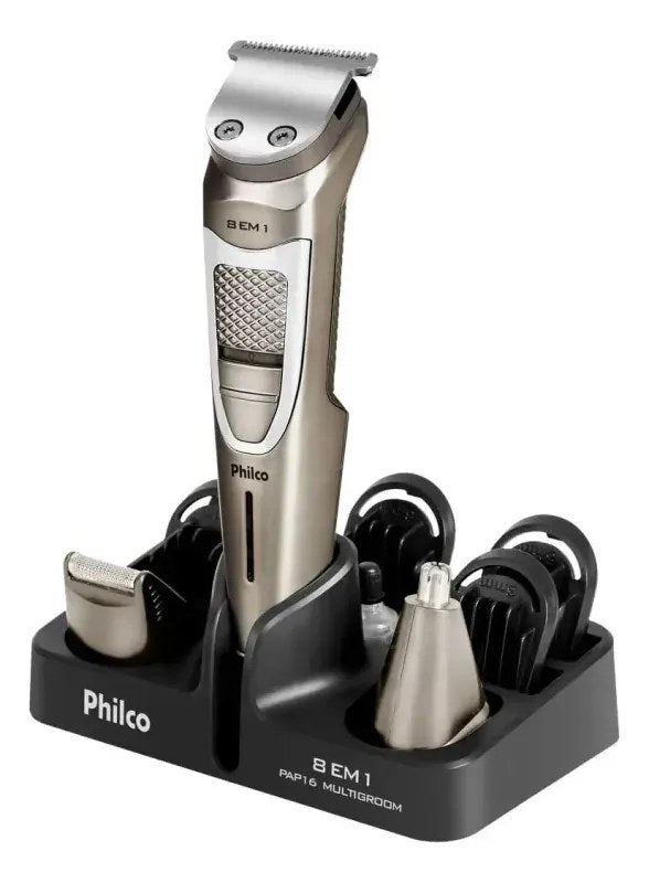 Aparador de Pelos Philco Multigroom 8 em 1