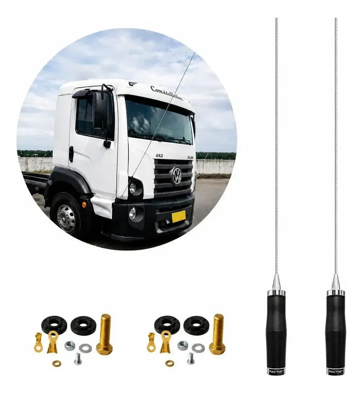 Antena PX 2,70 Metros Maria Mole com Parafusos Anti-furto