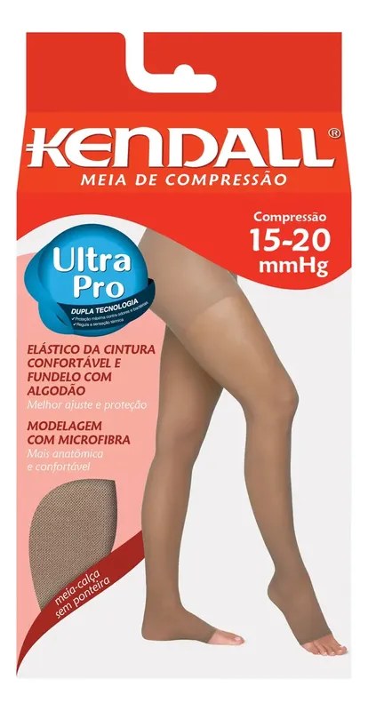 Meia-Calça de Compressão Kendall Sem Ponteira Rosé P