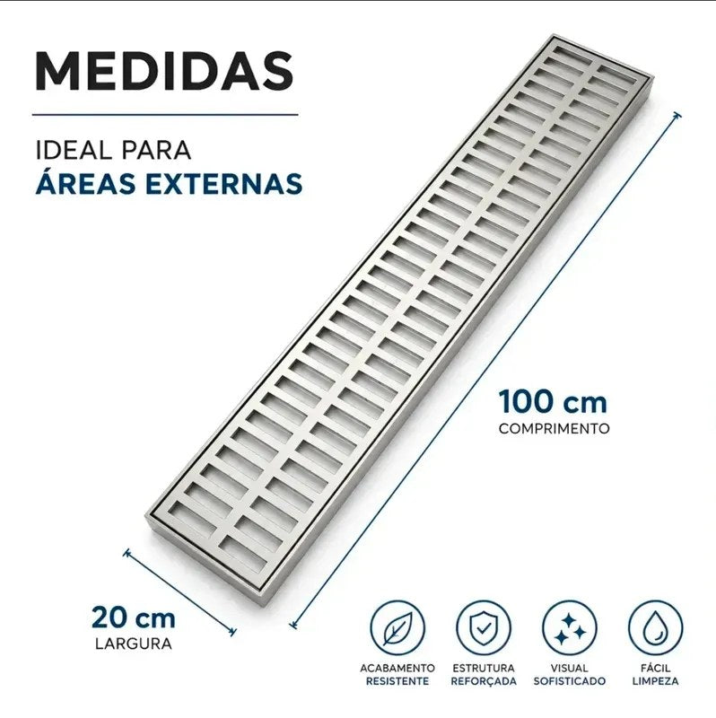 Ralo Linear 20x100cm