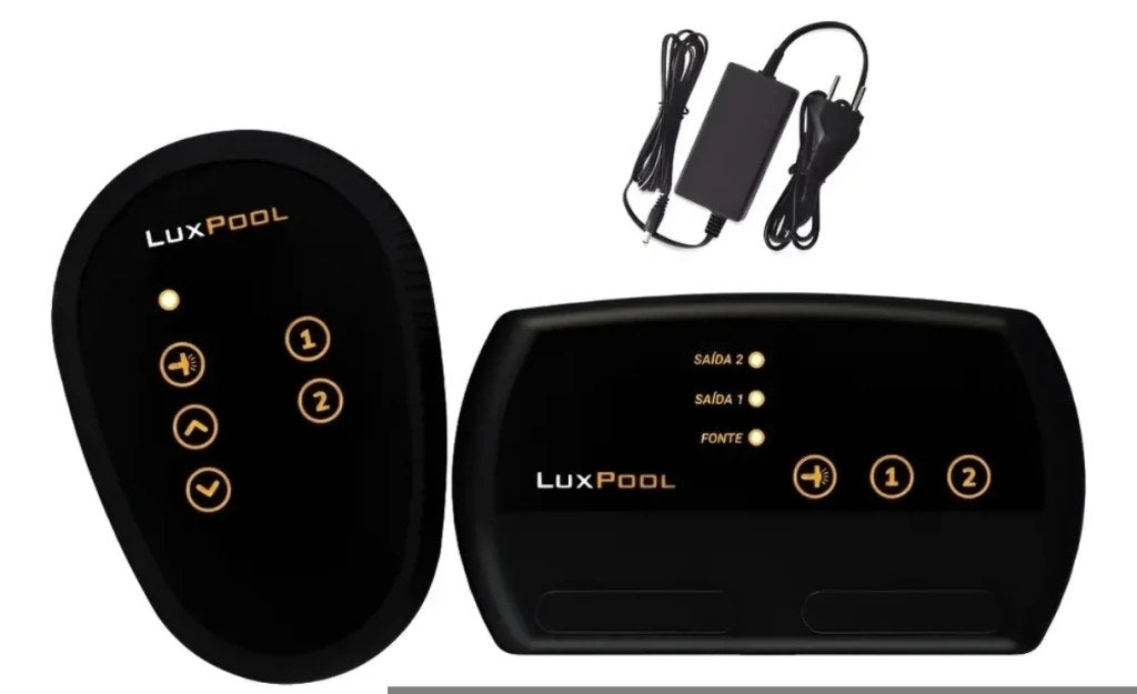 Módulo Automação Piscina RGB com 2 Saídas Auxiliares e Fonte