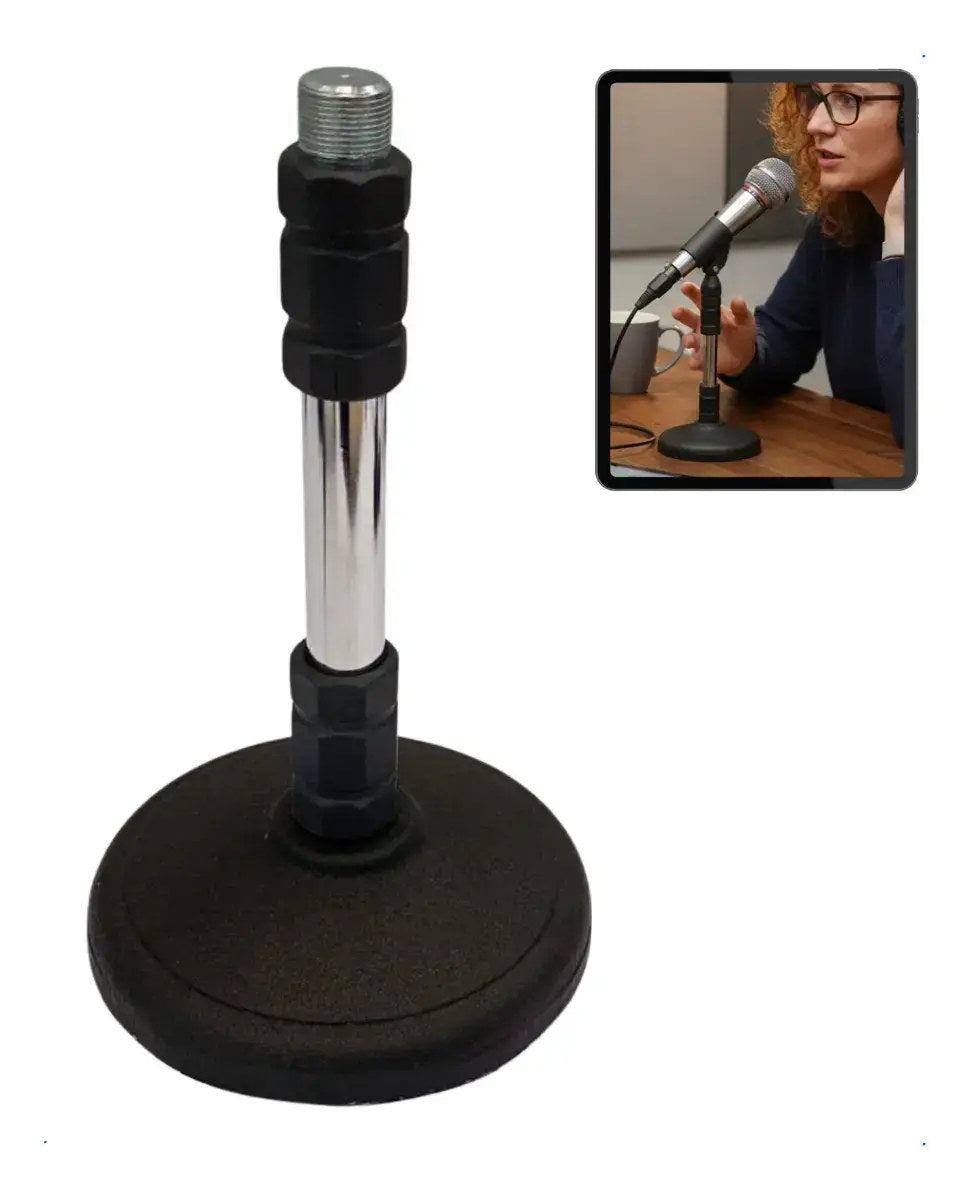 Pedestal de Mesa Profissional para Microfone PS-01