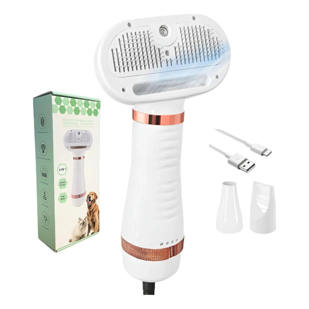 Escova de Higiene a Vapor e a Seco para Cães e Gatos