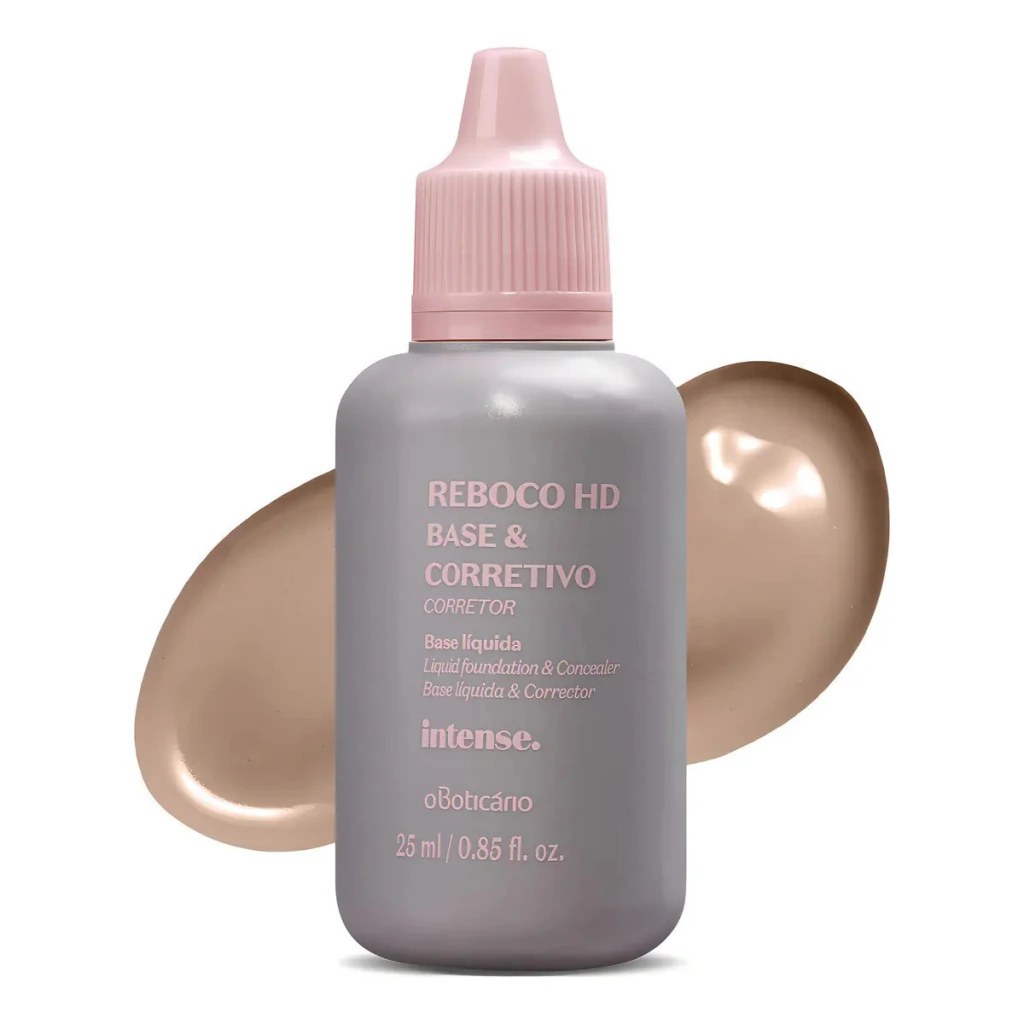 Base Líquida e Corretivo Reboco HD Intense Cor 20