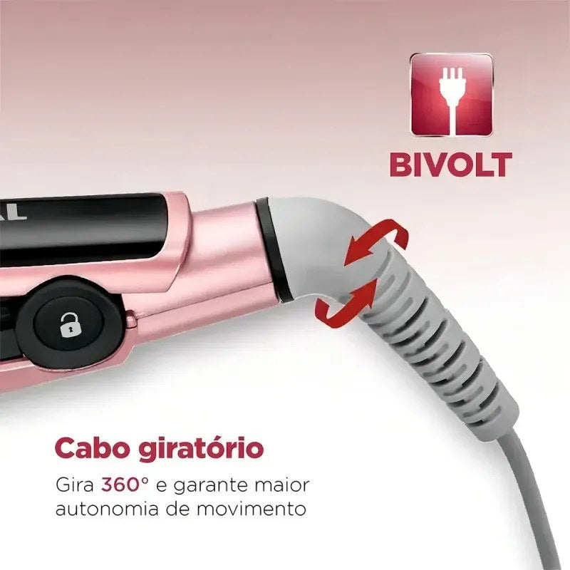 Prancha Alisadora Mondial Golden Rose P-20 Bivolt - foto 4