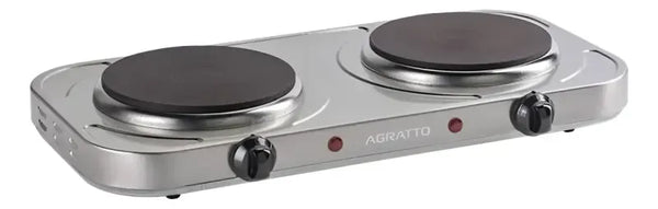 Cooktop Elétrico Agratto 2 Bocas 2000W Inox