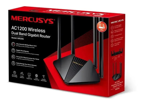 Roteador Mercusys MR30G AC1200 Gigabit Dual Band