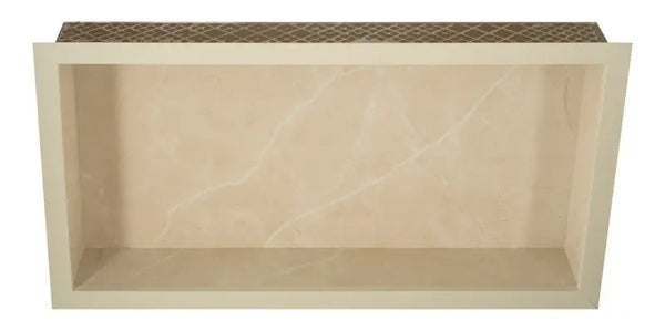 Nicho de Porcelanato para Box Bege Porta-Shampoo