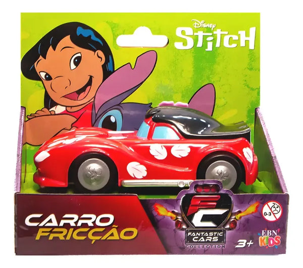 Carrinho de Fricção Lilo & Stitch Disney Vermelho