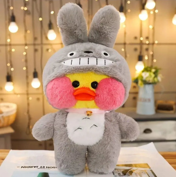 Pato Lalafanfan de Pelúcia com Acessórios Branco