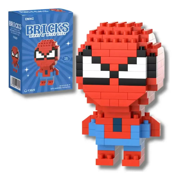 Mini Blocos de Montar Homem-Aranha 153 Peças