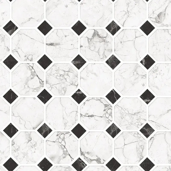 Papel de Parede Adesivo Mármore Lavável 12m
