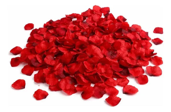 Pétalas de Rosas Artificiais Vermelhas