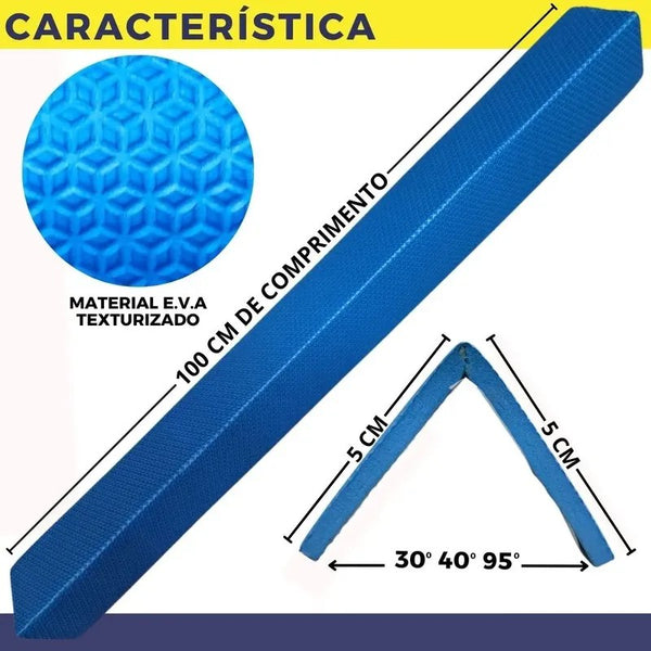 Cantoneira de EVA Protetor de Quina 100cm Azul