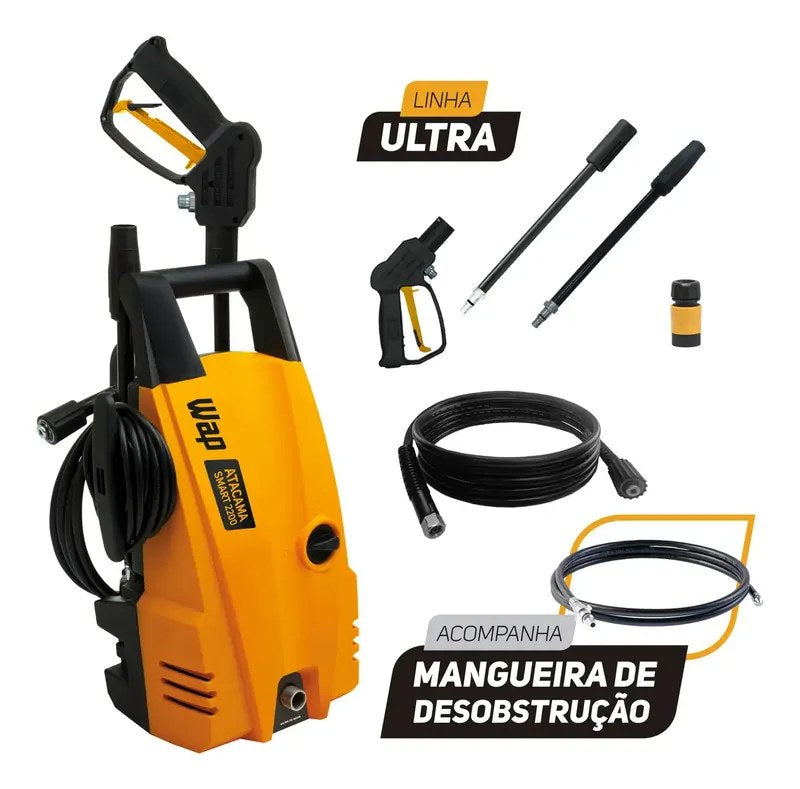 Lavadora de Alta Pressão Wap Atacama Smart Ultra 1400W 1500PSI 220V