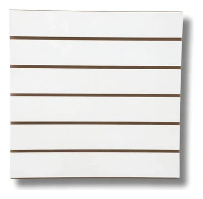 Painel Canaletado Branco 61x61cm com 10 Ganchos