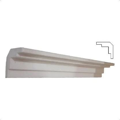 Kit Moldura de Isopor Roda-Teto Sanca 22m
