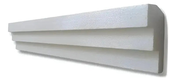Kit Moldura de Isopor Roda-Teto Sanca 12m