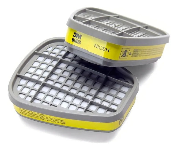 Par de Filtros Químicos 3M 6003 para Respirador