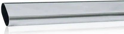 Tubo Cabideiro Oval Cromado 70cm a 1m