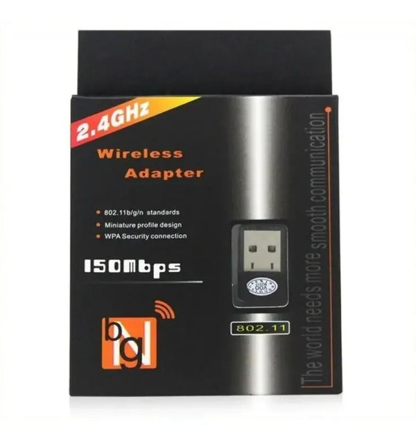 Mini Adaptador Wi-Fi USB 802.11n