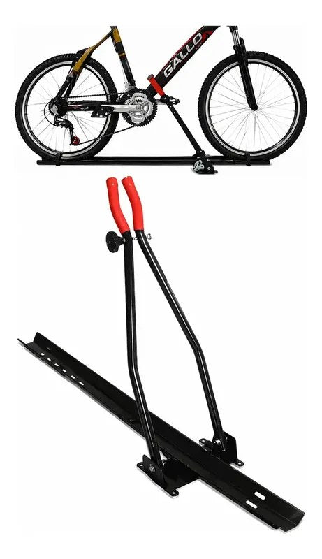 Suporte Rack Calha de Teto para Bike Aro 26 a 29
