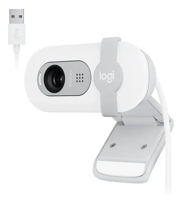 Webcam Full HD Logitech Brio 100 Branca