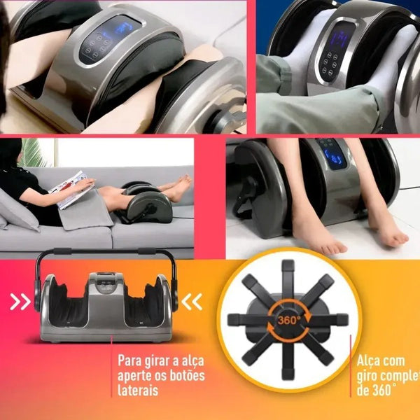 Massageador de Pés e Pernas Shiatsu Elétrico