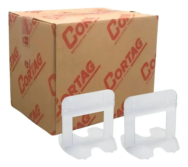 Kit 1000 Niveladores Cortag 3mm para Porcelanato