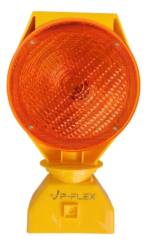 Sinalizador Solar Automático para Obra