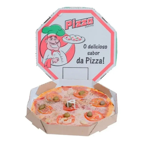 Kit 25 Caixas de Pizza Oitavadas Nº 35
