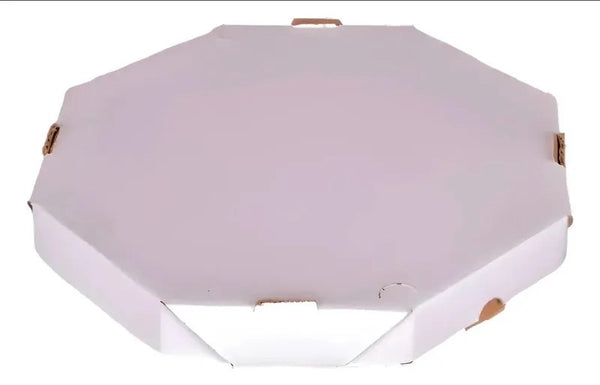 Kit 25 Caixas de Pizza Oitavadas Nº 40 Brancas
