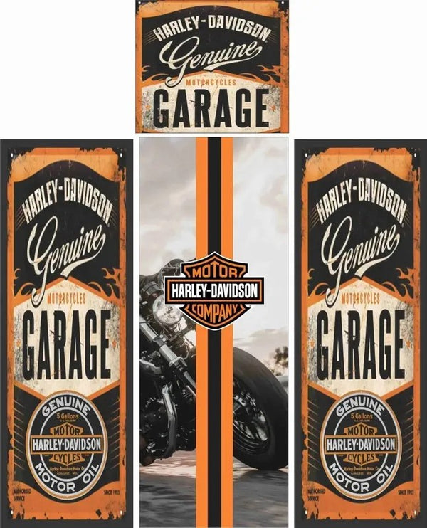 Adesivo de Geladeira Harley Vintage Retrô
