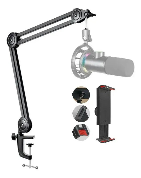 Suporte Articulado para Tablet e Microfone