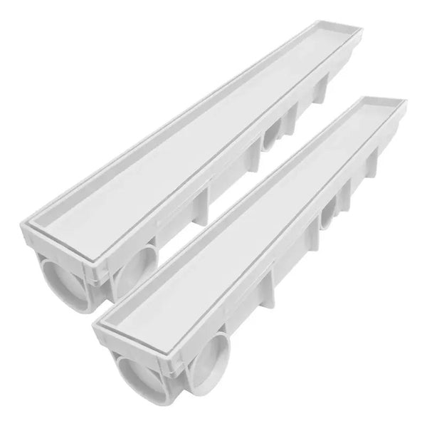 Ralo Linear Oculto Sifonado 6x100cm Branco
