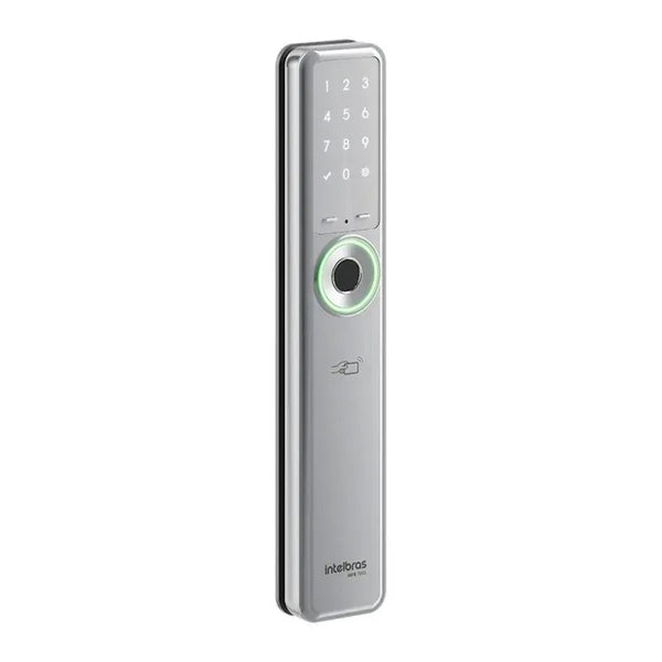 Fechadura Digital Intelbras MFR 7001 Rolete Prata