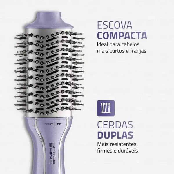 Escova Secadora Mondial Space Shine ES-21 Lilás