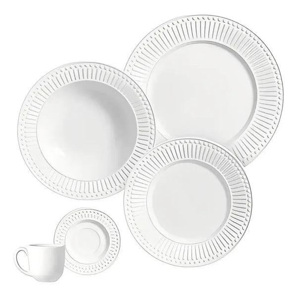 Aparelho de Jantar Porto Brasil Roma 20 Peças