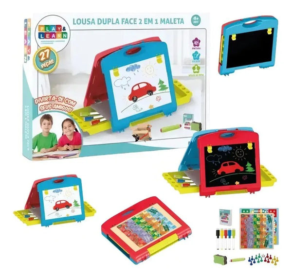 Lousa Infantil 2 em 1 Multikids BR1214