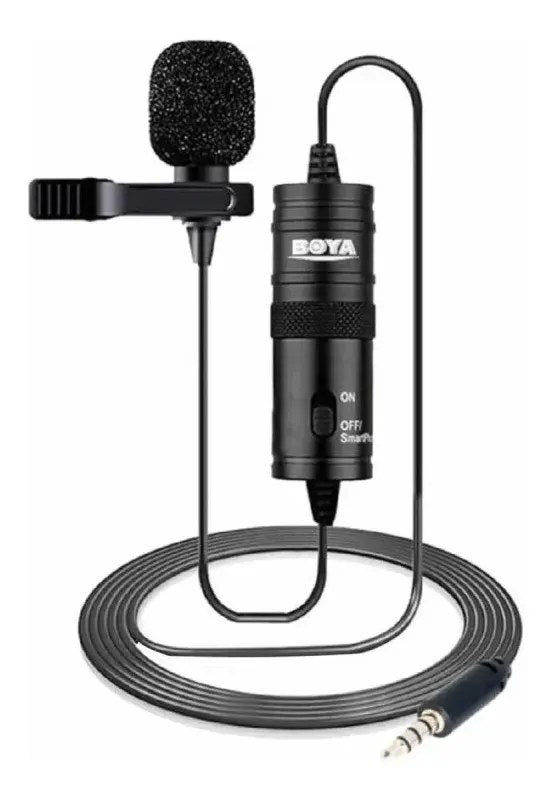 Microfone de Lapela com Fio