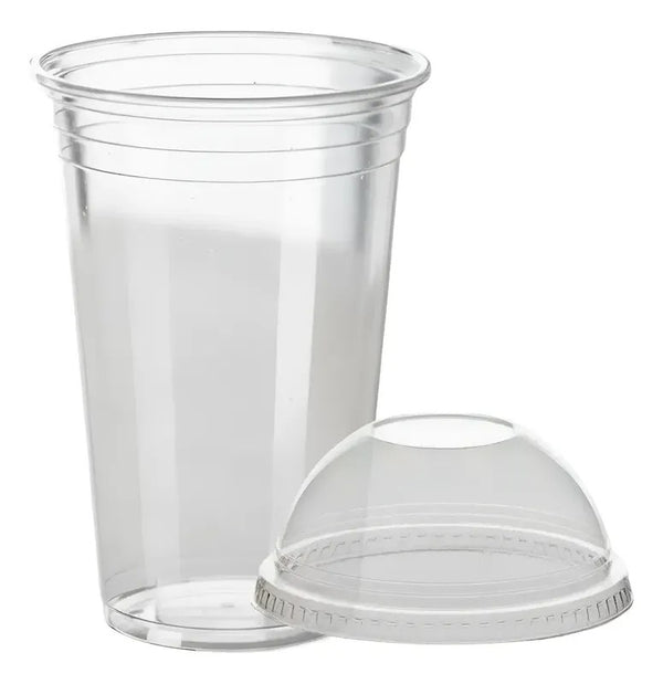 Kit 10 Copos de Milkshake 500ml com Tampa