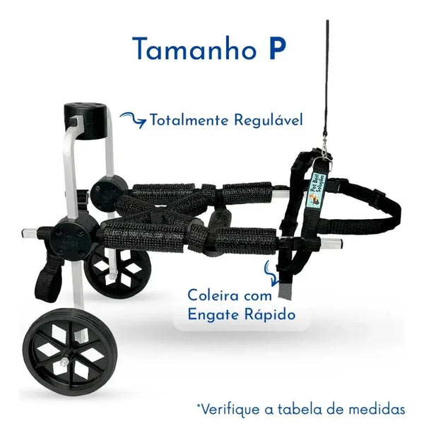 Cadeira de 2 Rodas para Animais