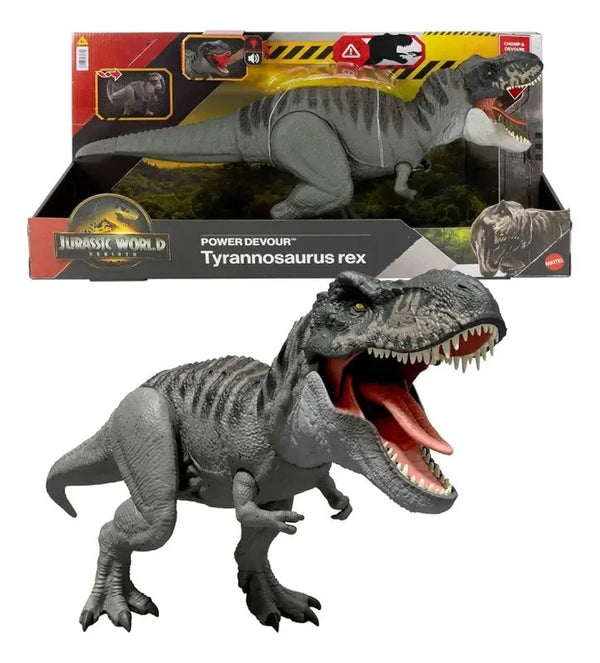 Jurassic World Rebirth T-Rex Power Devour Mattel