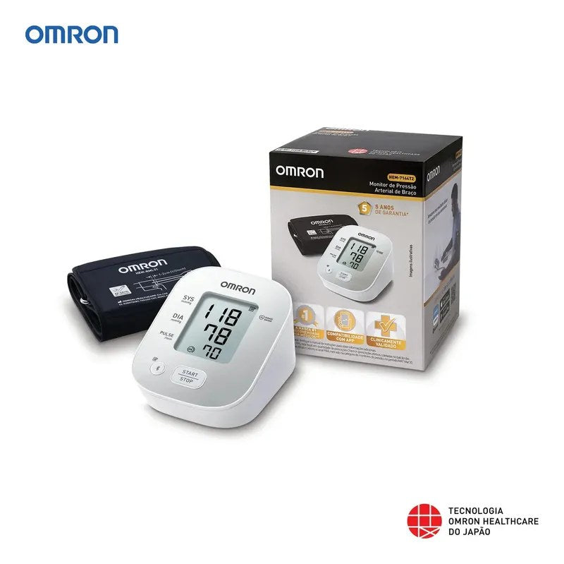 Monitor de Pressão de Braço Omron HEM-7144
