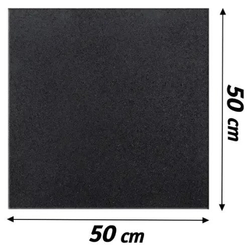 Placa de Tapete Emborrachado para Academia 50x50cm 15mm