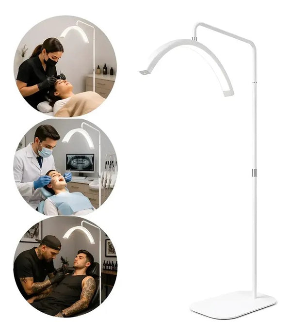 Luminária LED Lunar para Estética, Maquiagem e Cílios