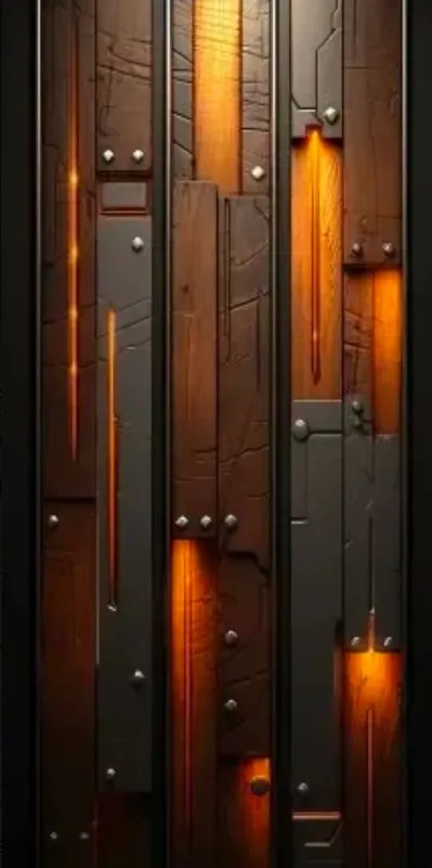 Adesivo de Porta Madeira Demolição