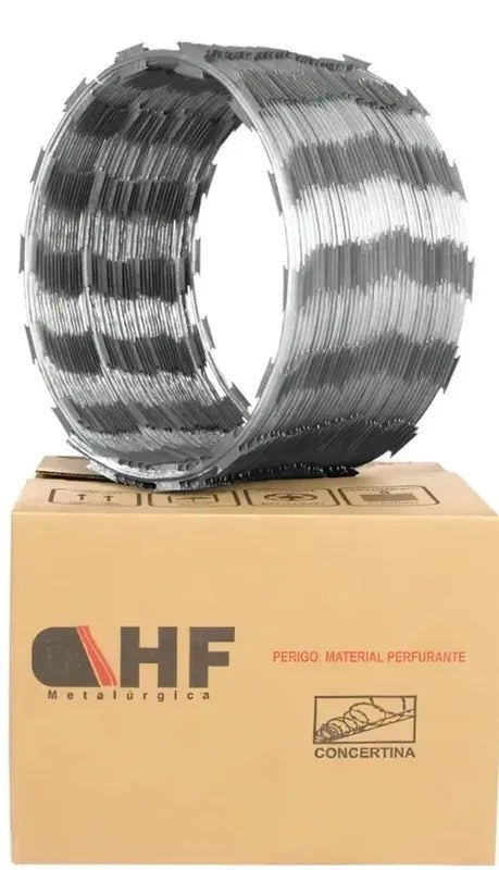 Cerca Concertina 45cm Kit Completo 15 Metros