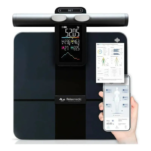 Balança Corporal Digital Relaxmedic Proscan 8 Sensores
