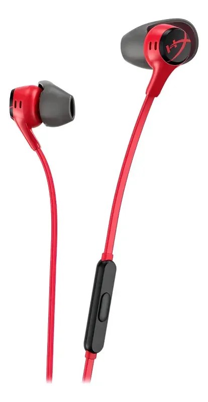 Fone Gamer HyperX Cloud Earbuds II Vermelho